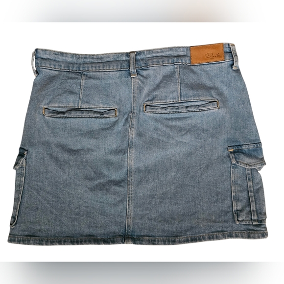 RAILS The Laurel Cargo Blue Wash Denim Mini Skirt | SZ 30 - Picture 3 of 12